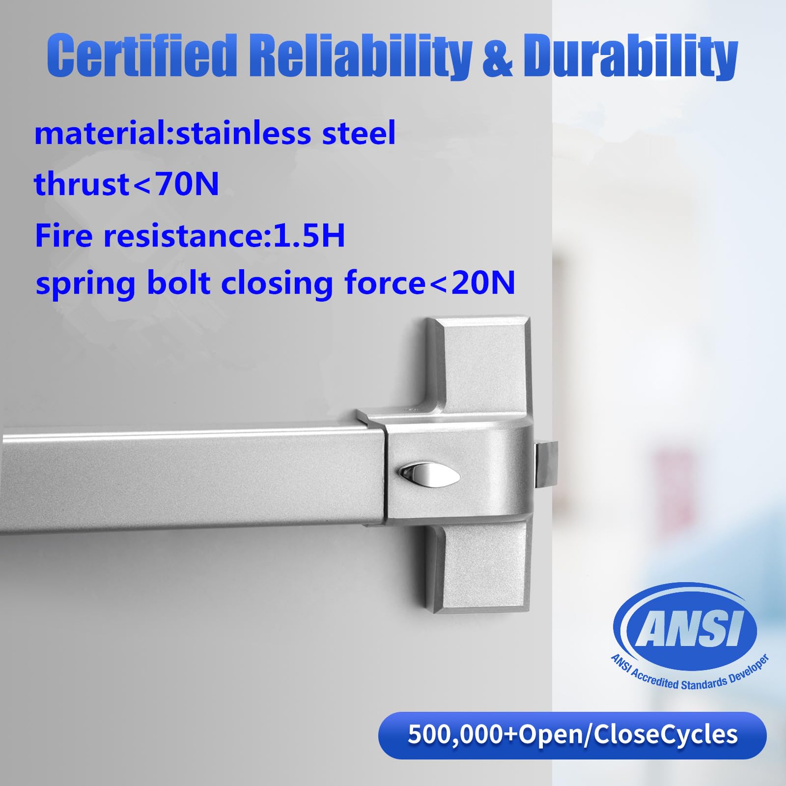 suermany 31-inch left-hand compatibility for versatile door mounting