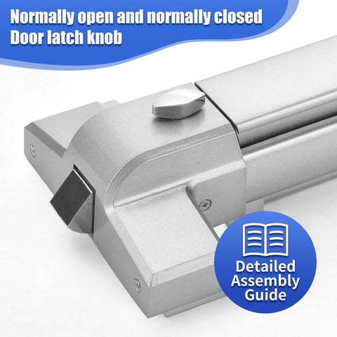 suermany assembled exit device with easy installation guide included