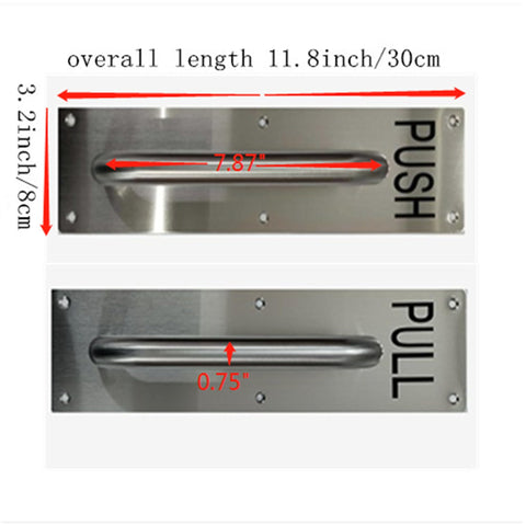 Suermany pull plate 304 stainless steel demonstrates durable, vandal-resistant design for public entrances.