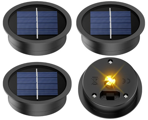 Suggant solar light top 2.76-inch fits outdoor lanterns for quick replacement