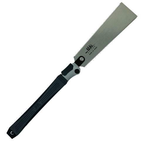 SUIZAN Folding Ryoba 9.5-inch blade close-up for clean, precise cuts.