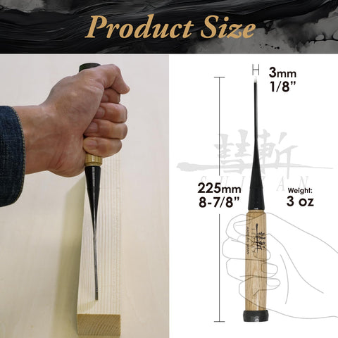 SUIZAN Japanese steel offers a traditional hardening and sharp edge