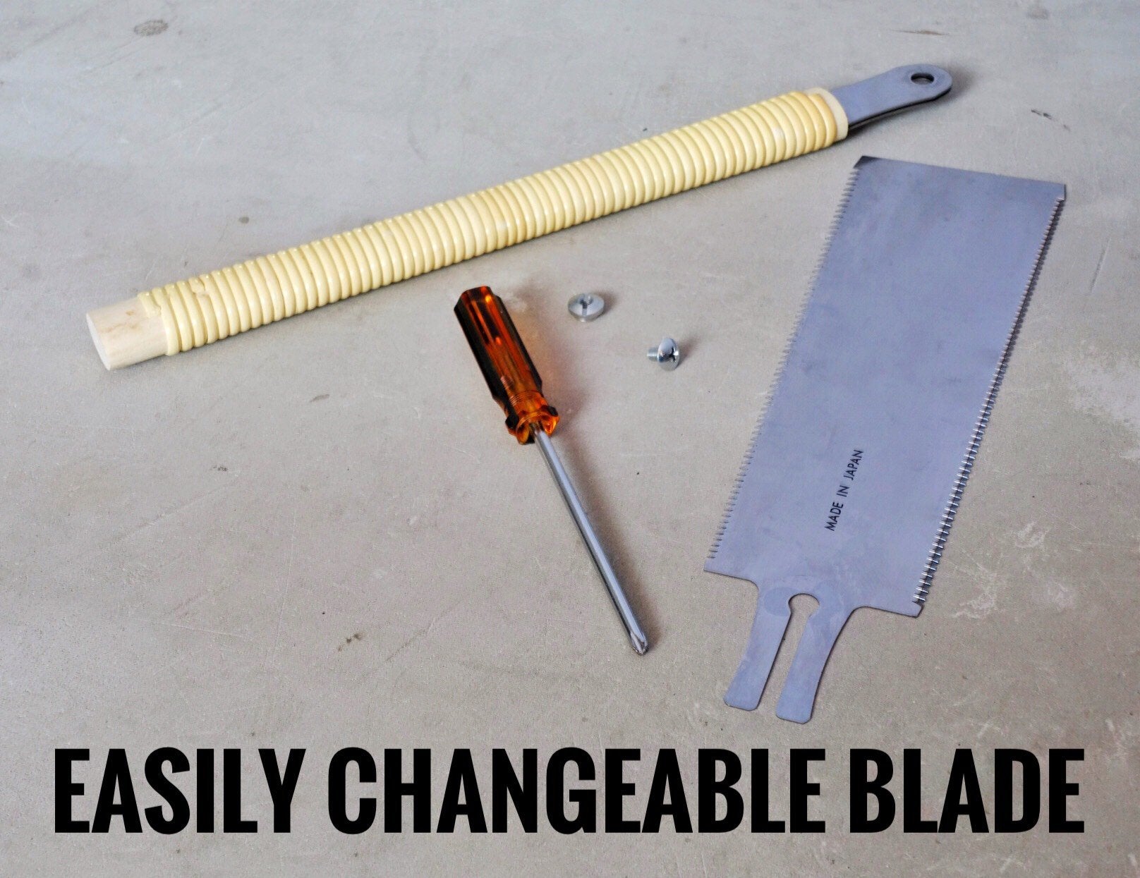 SUIZAN Ryoba replacement blade rip-cut side ideal for straight ripping.