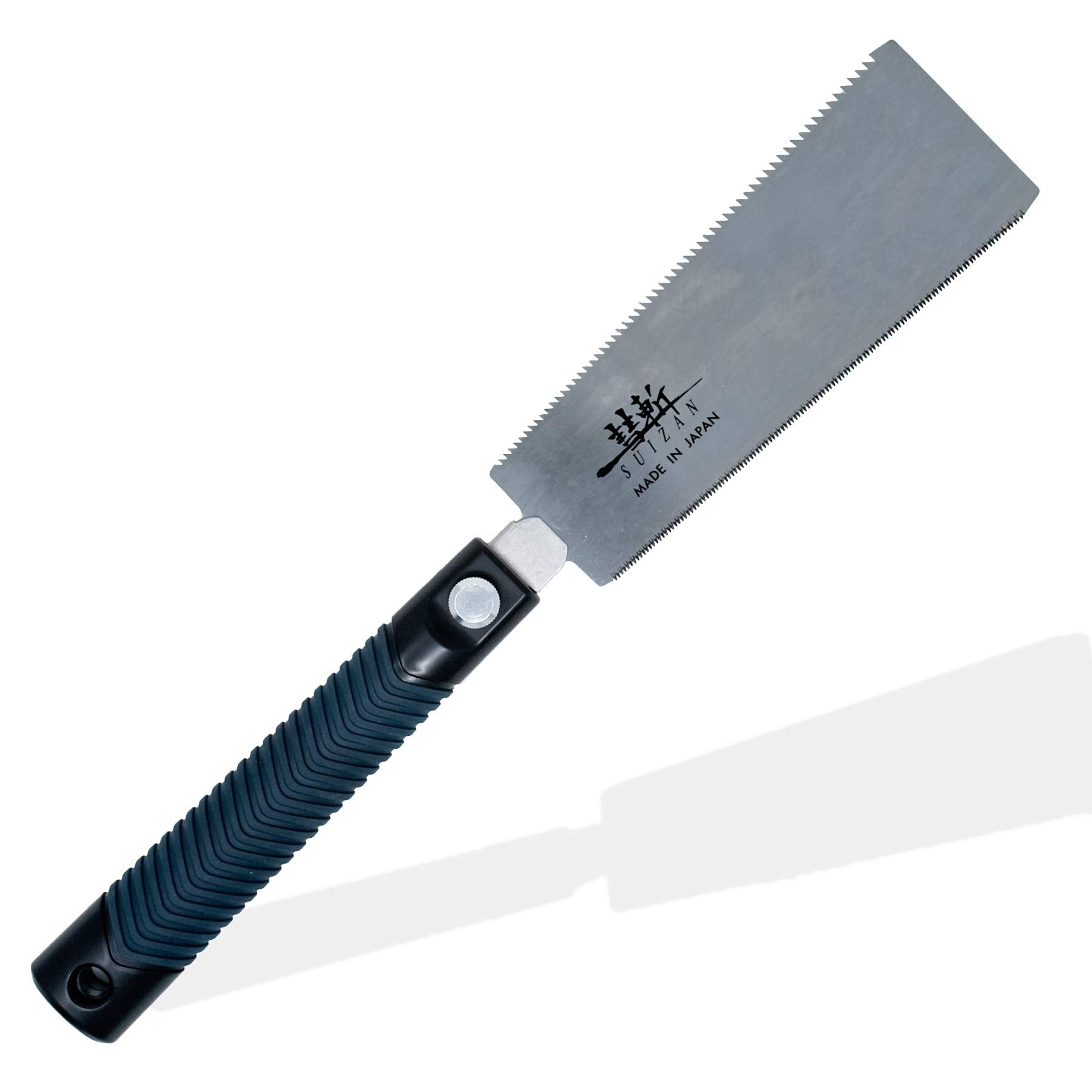 SUIZAN Ryoba 7in pull saw blade closeup showing edge for clean cuts