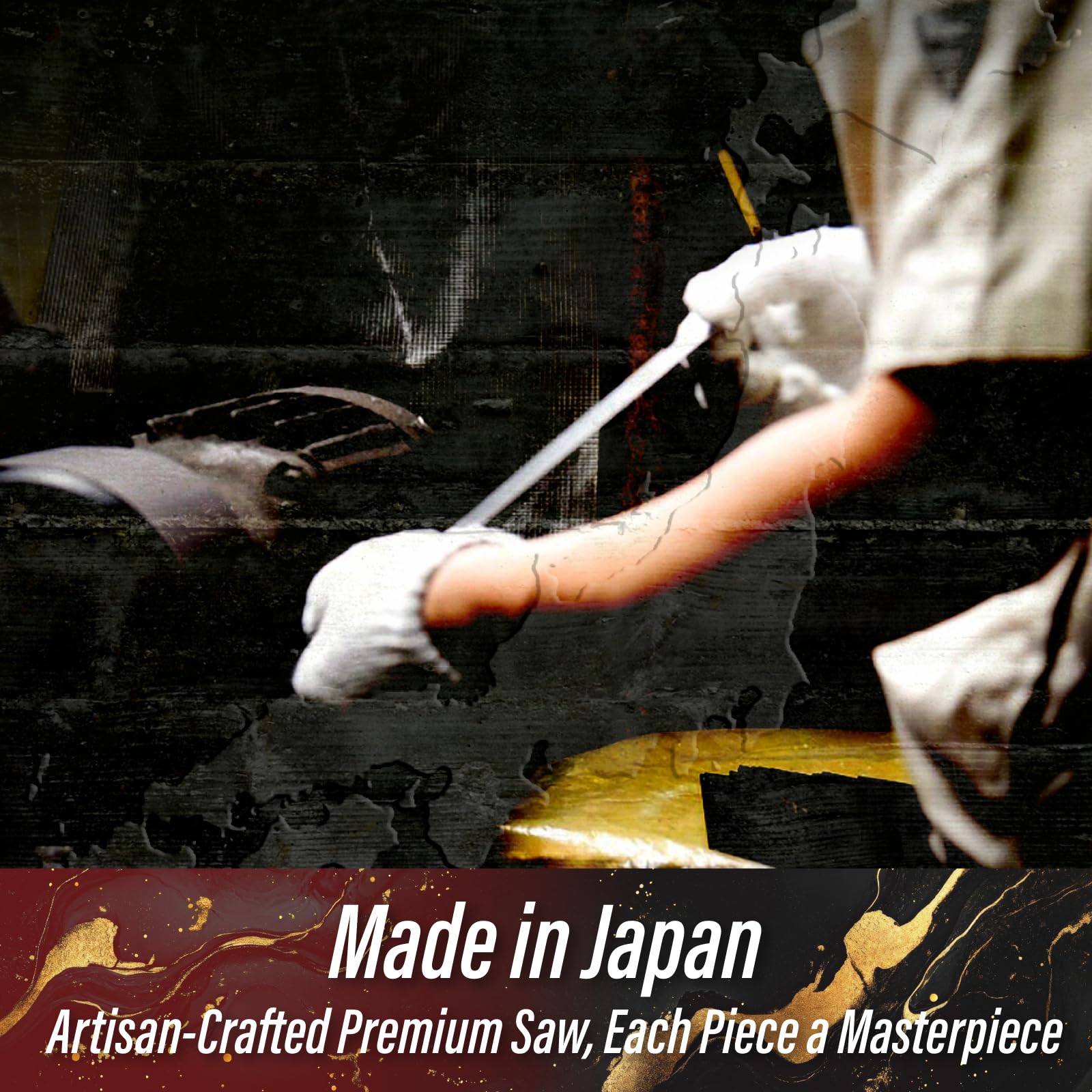 SUIZAN Japanese pull action provides lighter operation and clean edge