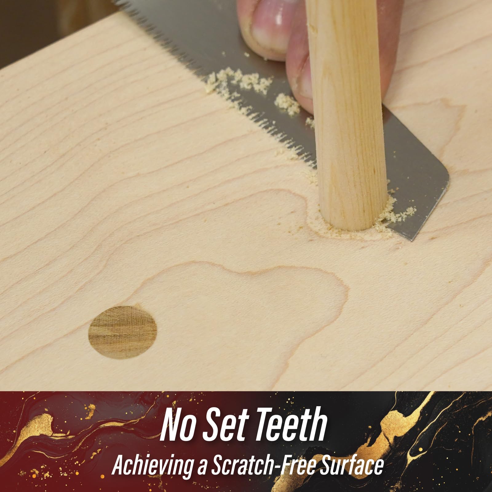 SUIZAN carbon steel razor-sharp blade delivers crisp, accurate cuts