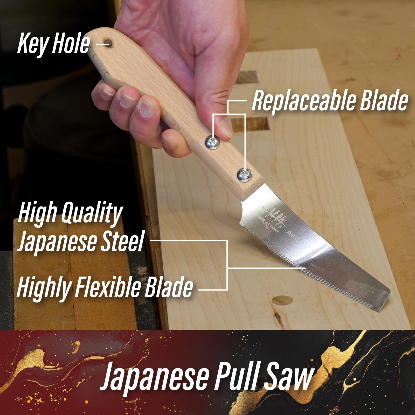 SUIZAN 0.4 mm blade thickness for fine work in tight spaces