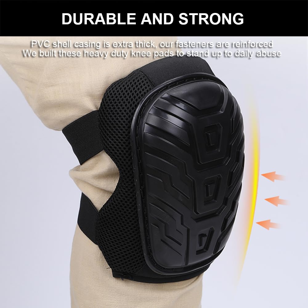 SUJAYU knee pads adjustable straps with quick-release buckle for secure fit