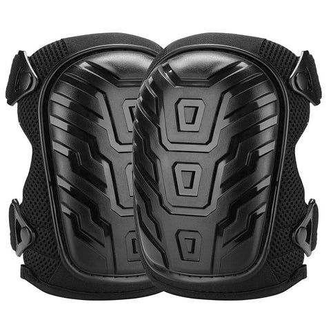 SUJAYU knee pads front view with cushioned gel core for kneeling comfort