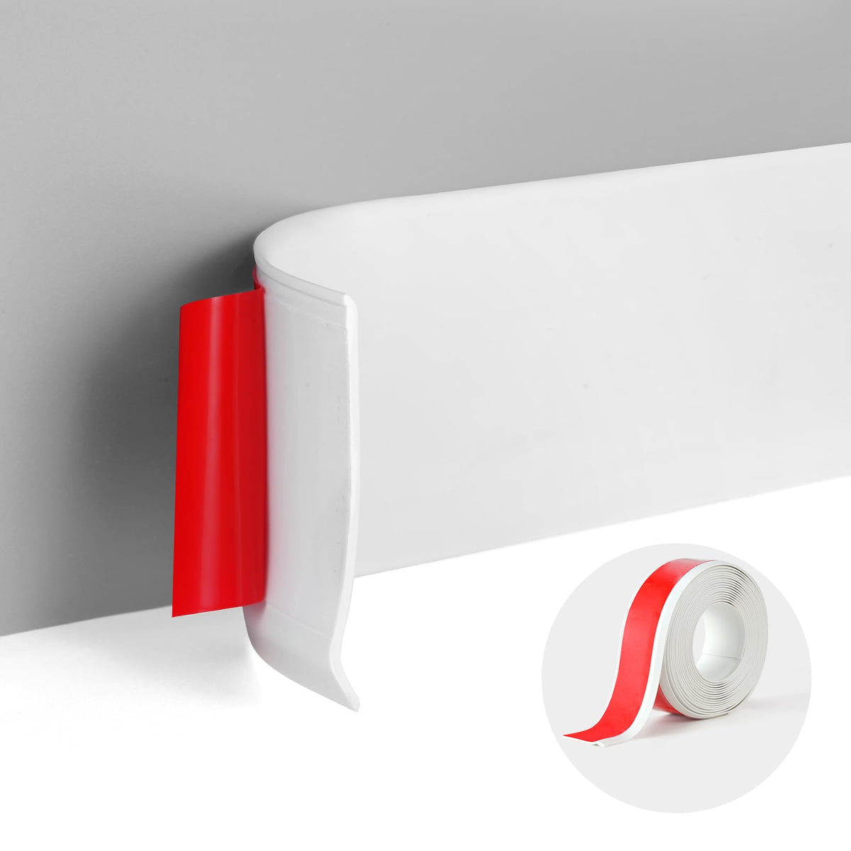 SUJIAMEI peel and stick baseboard trim in white for fast room updates