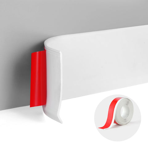 SUJIAMEI peel and stick baseboard trim in white for fast room updates