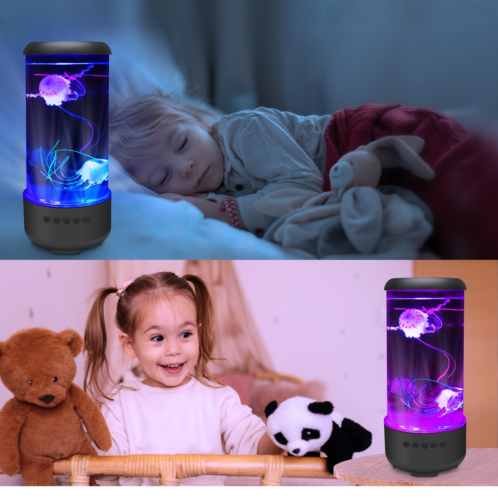 SUKIND Jellyfish Lamp creates a versatile mood piece for relaxation.