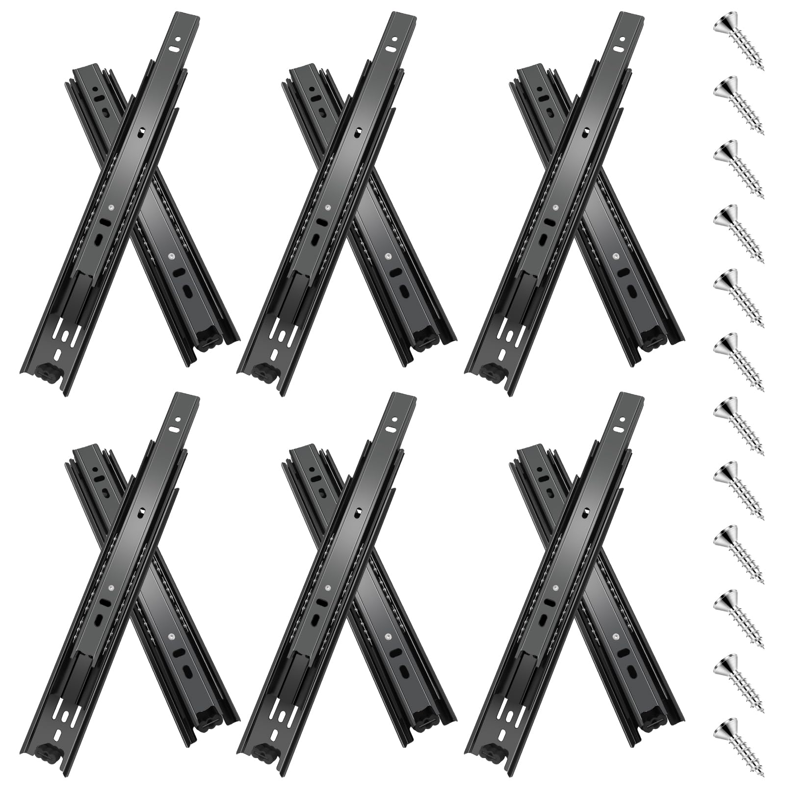 Sulawskys 10in drawer slide full extension for smooth access.