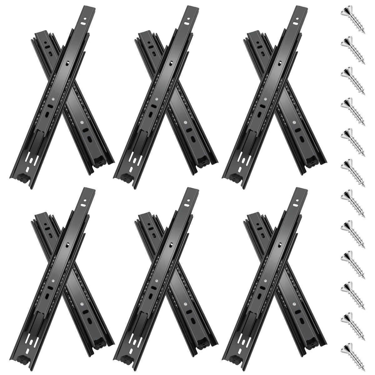 Sulawskys 10in drawer slide full extension for smooth access.