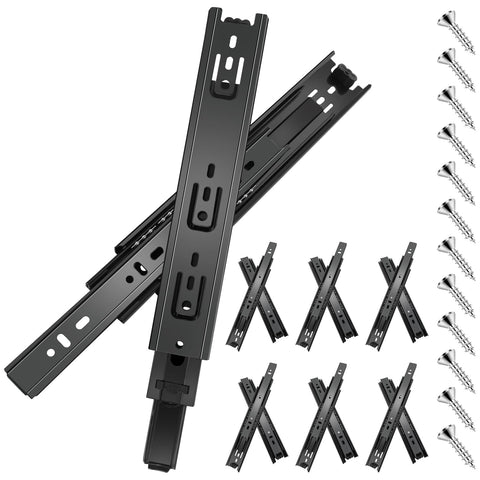Sulawskys 16-inch full-extension slides provide easy access to contents.