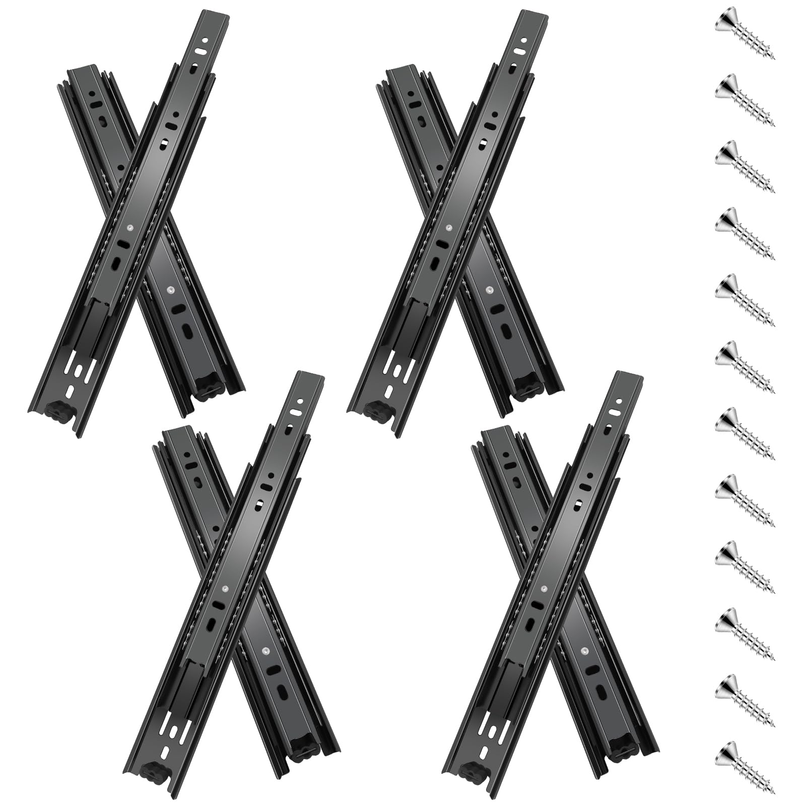 Sulawskys 20-inch drawer slide pair enabling full-extension access.