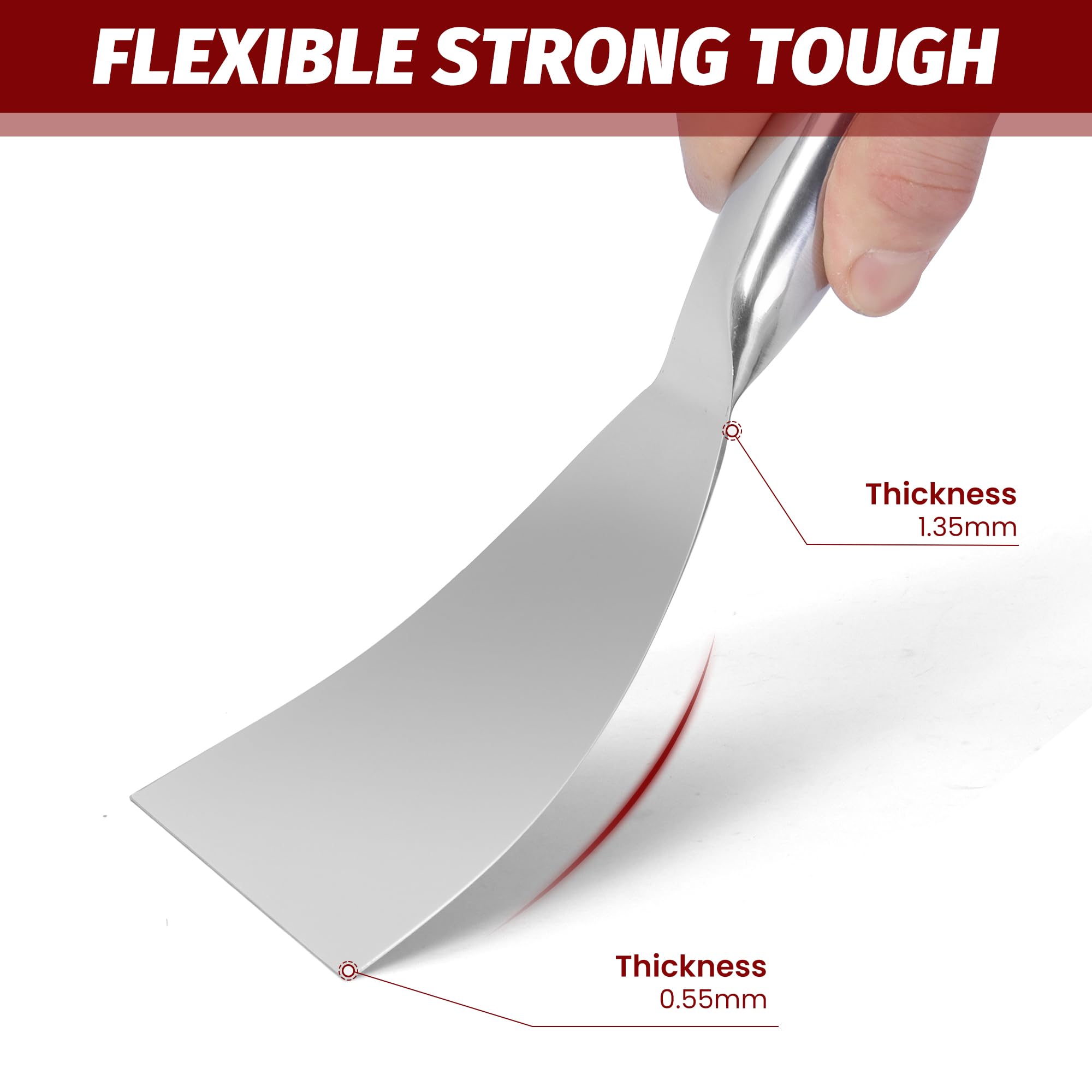 SUMED putty knife 6-inch blade for large scraping jobs.