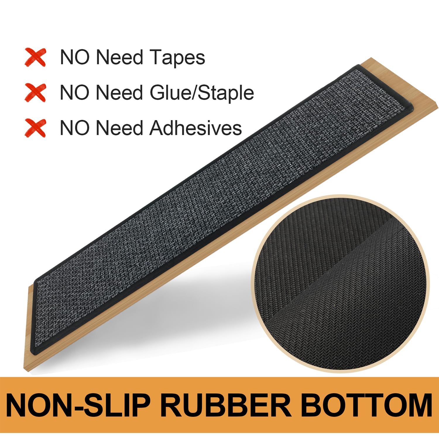 SUMLANS stair treads easy to clean and maintain for busy homes