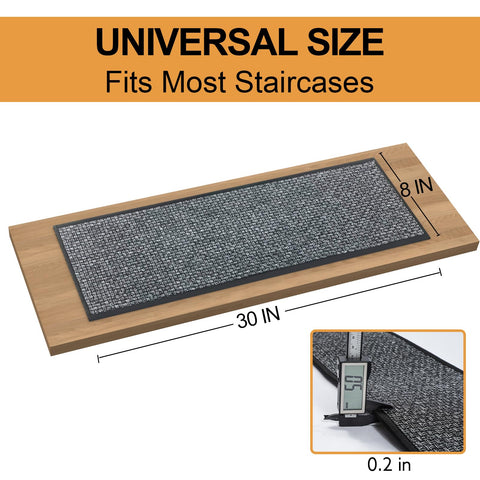 SUMLANS stair treads with non-slip backing improve stair safety on all surfaces
