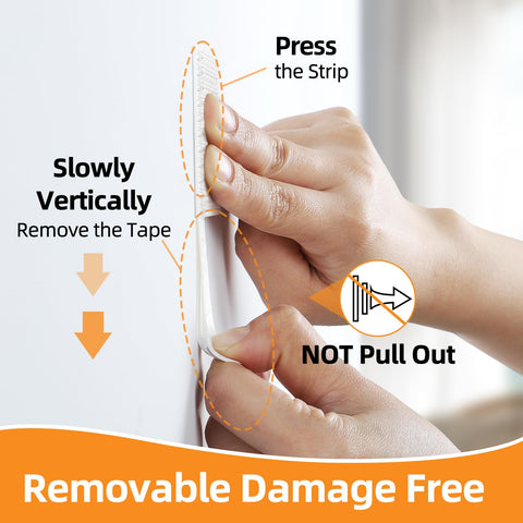 SummerBrite damage-free hanging keeps walls pristine during redecorating