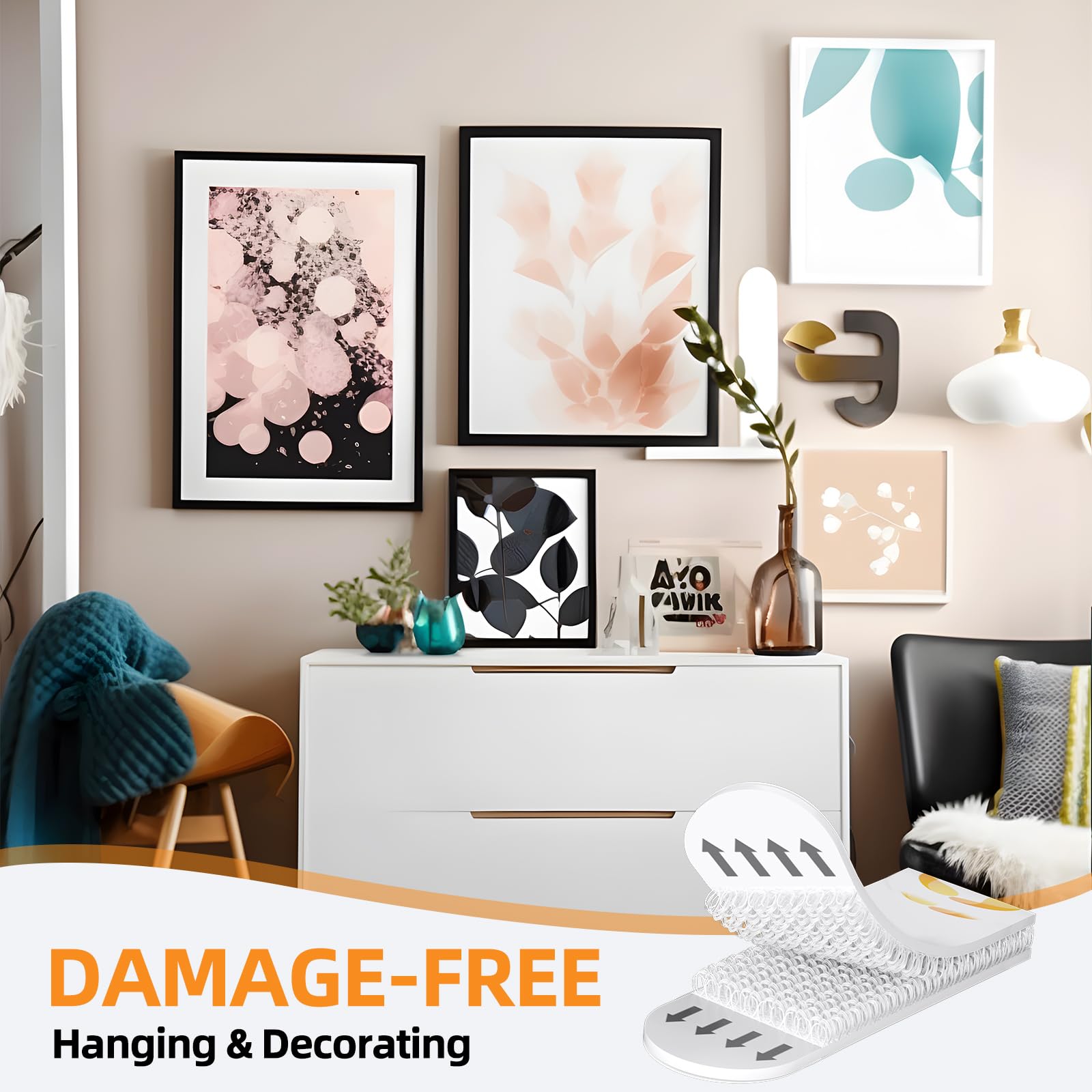 SummerBrite no-nails alternative ideal for dorms and rentals