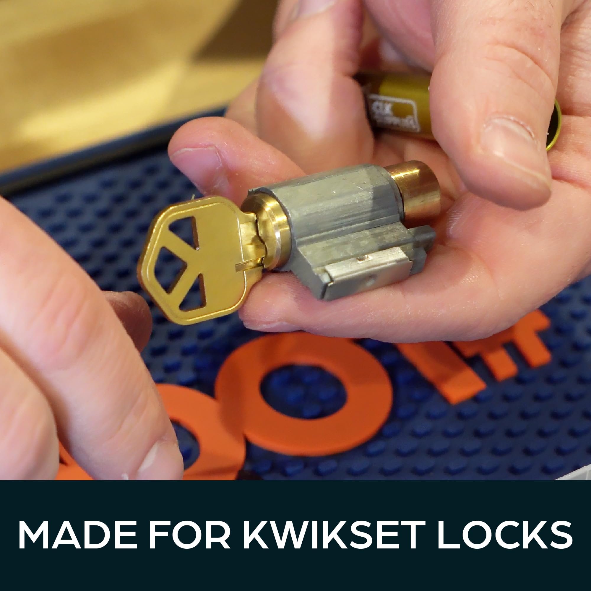SUMMIT DOORWARE 50 top pins designed for smooth cylinder operation