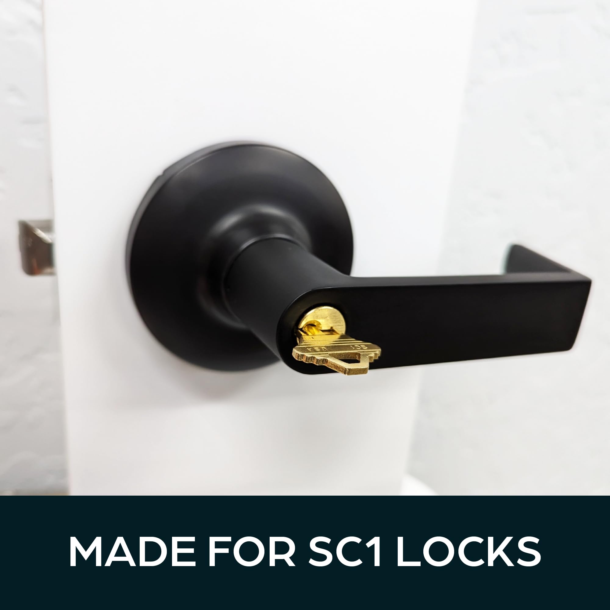 SUMMIT DOORWARE durable brass construction designed for everyday key use