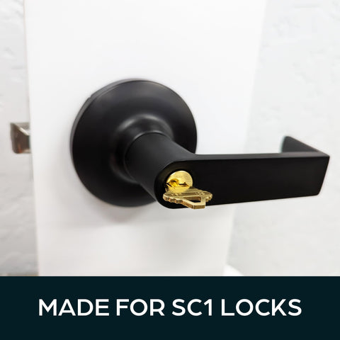 SUMMIT DOORWARE durable brass construction designed for everyday key use