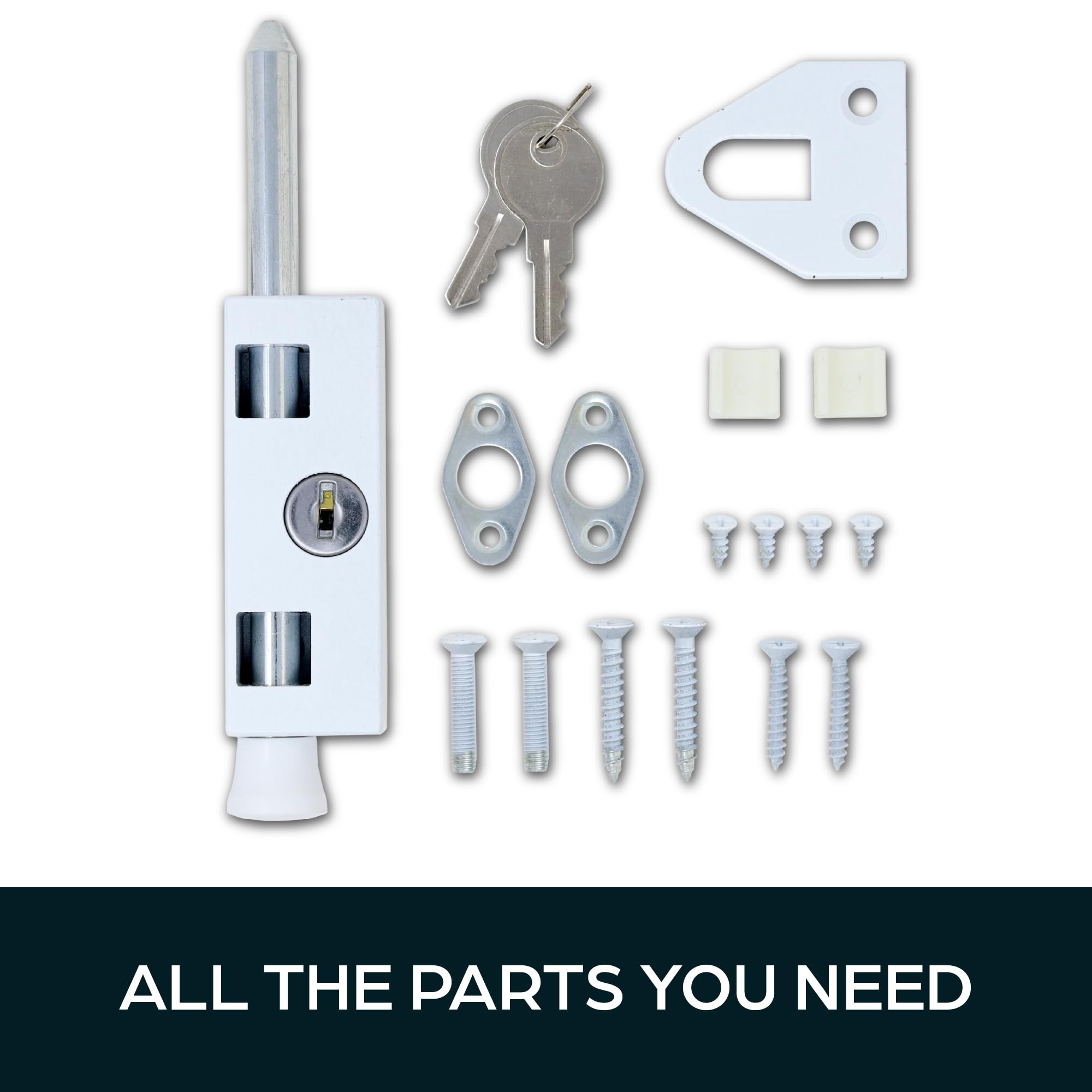 SUMMIT DOORWARE lock in hand with keys for easy operation