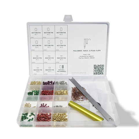 SUMMIT DOORWARE Kwikset rekey kit box for organized rekeying setup
