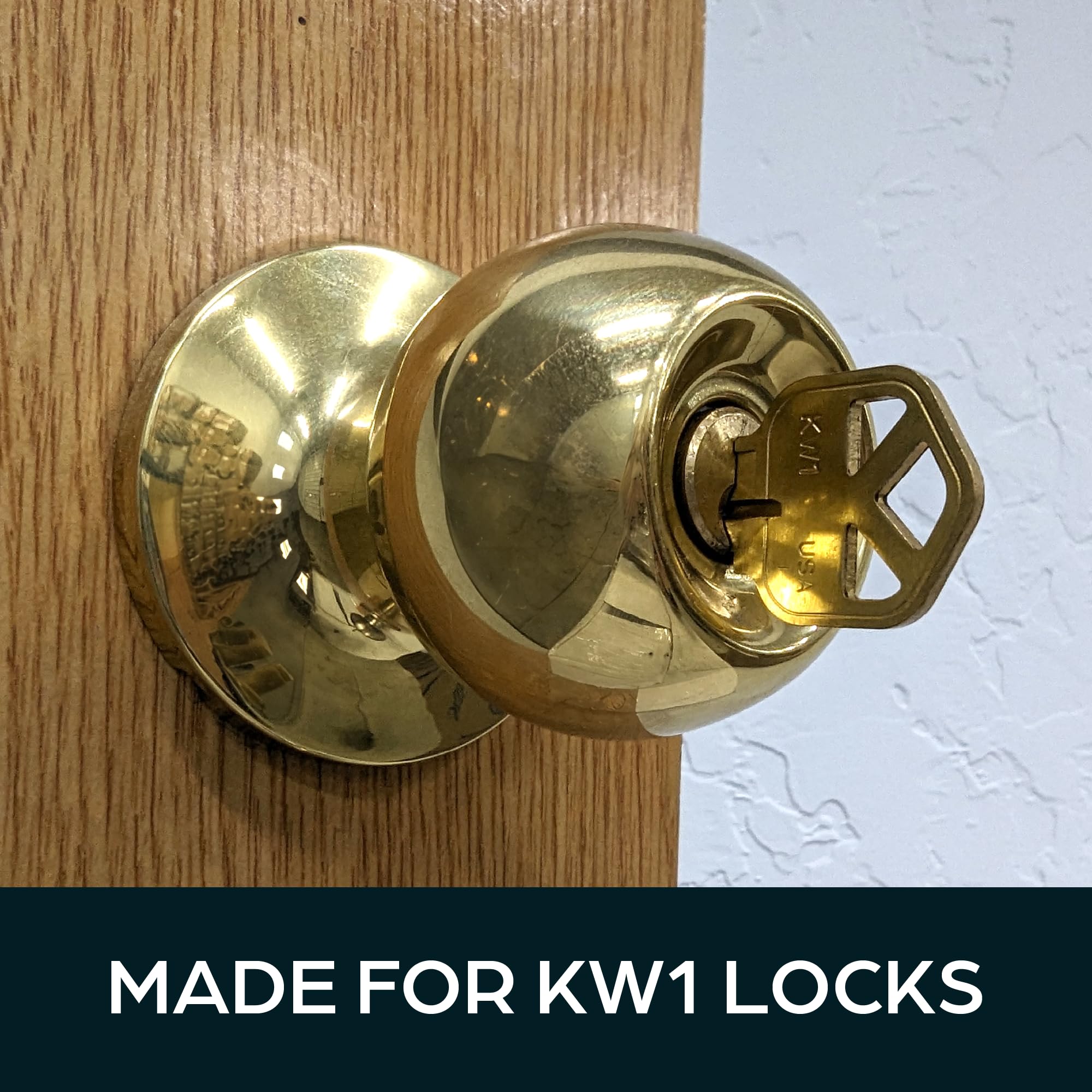 SUMMIT DOORWARE uncut KW1 blanks fit KW1 locks precisely for smooth operation