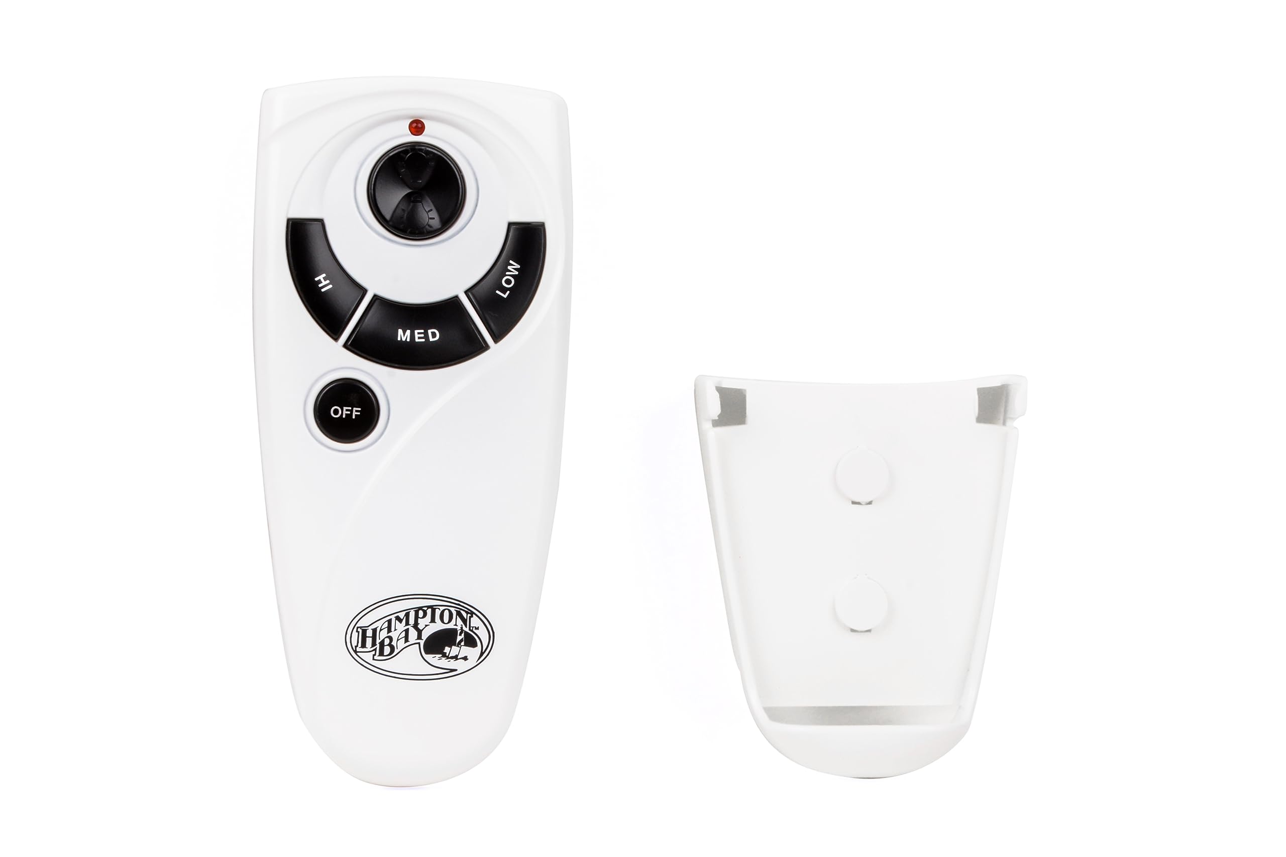 SummitLink UC7083T remote back view with four dipswitches for receiver pairing