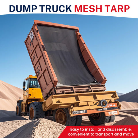 SUMORISE 7'X18' tarp protects cargo across rugged conditions