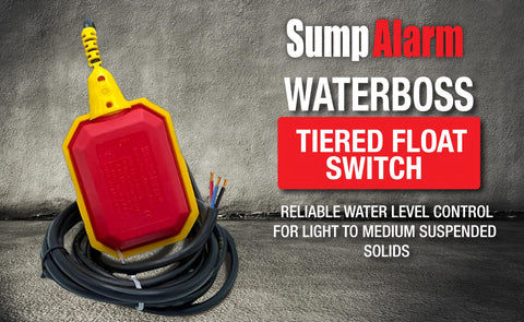 Sump Alarm PP casing emphasizes non-corrosive, durable construction
