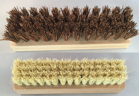 Sun and Moon Stained Glass cement putty brush set for lead work and stained glass, precision application.