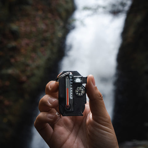 Sun Company Outsider survival whistle projects a loud signal when needed