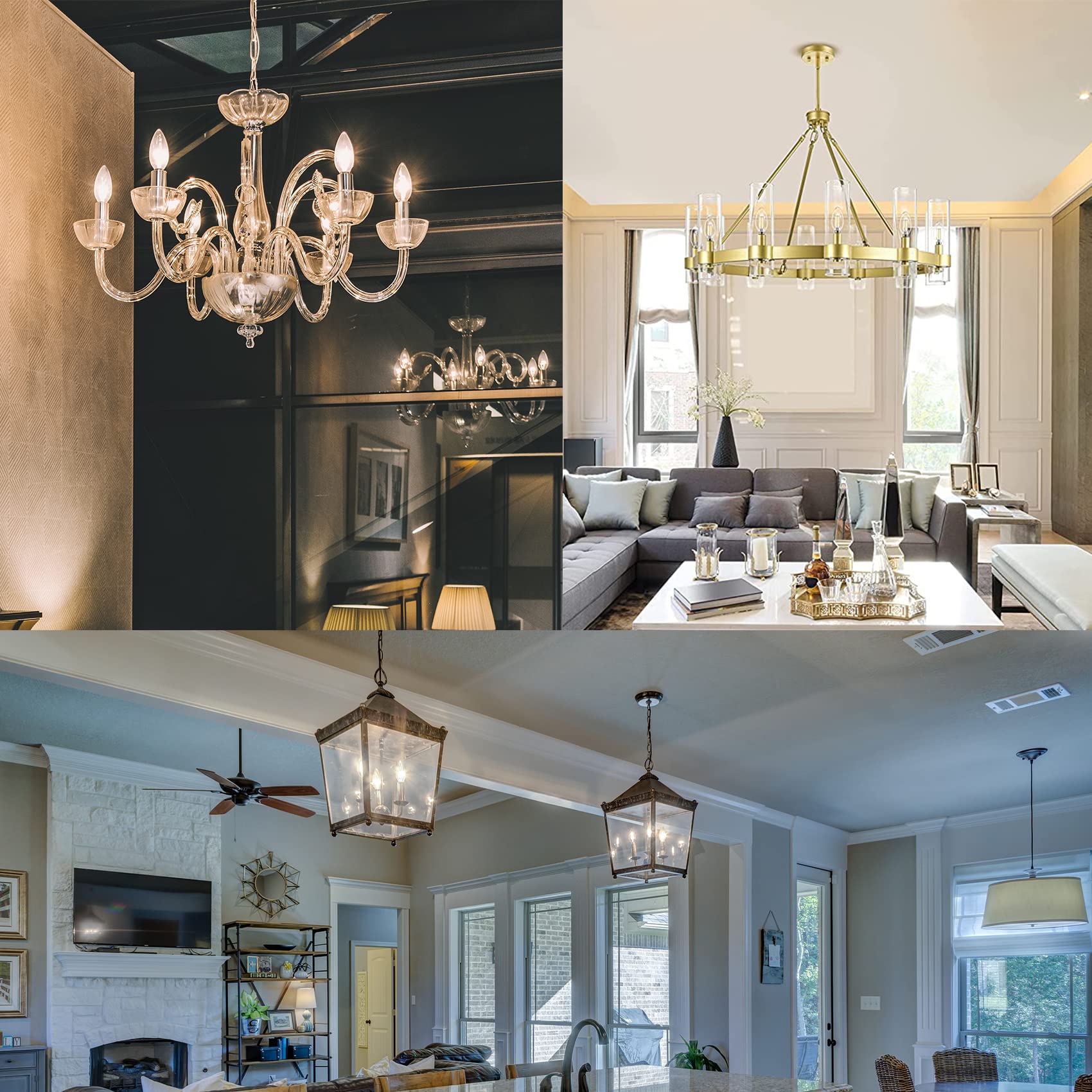 Sunaiony LED candelabra bulbs come with a 2-year warranty for peace of mind.