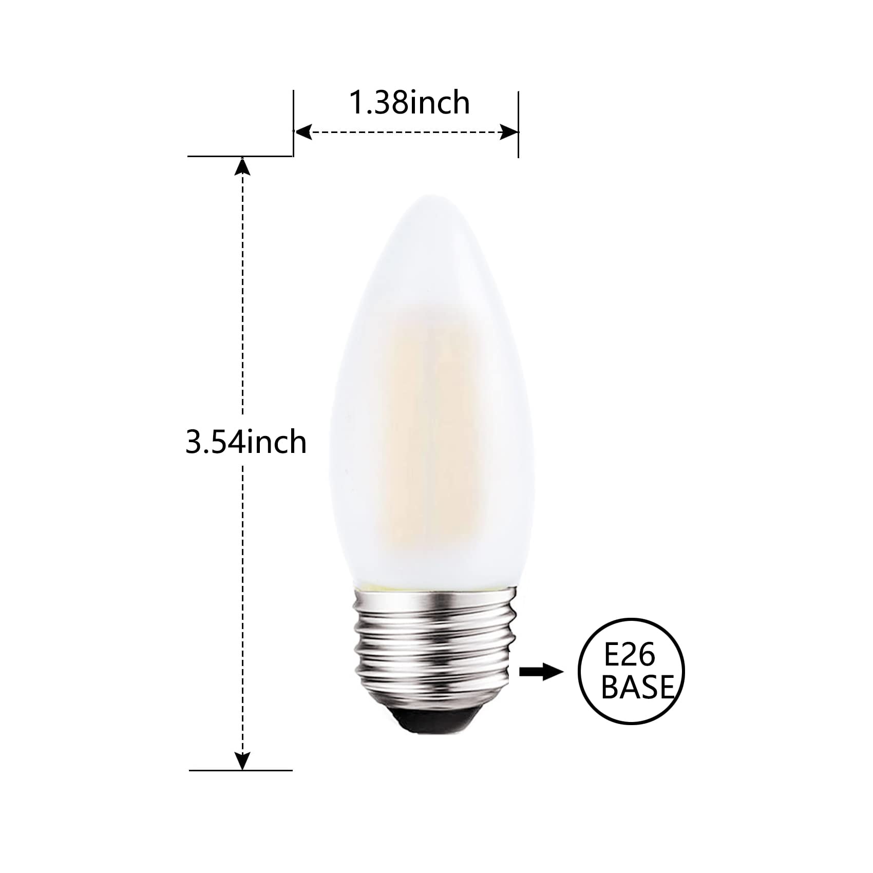 Sunaiony B11 torpedo filament detail adds vintage aesthetics with efficiency.