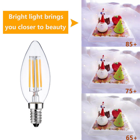 Sunaiony E14 instant-on no-flicker bulb for living spaces.