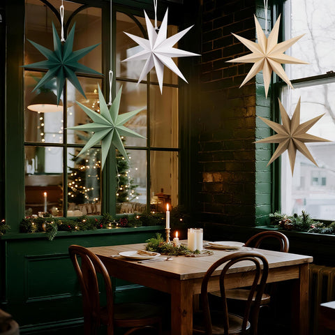 Five-star set ideal for walls, ceilings, and windows in celebrations