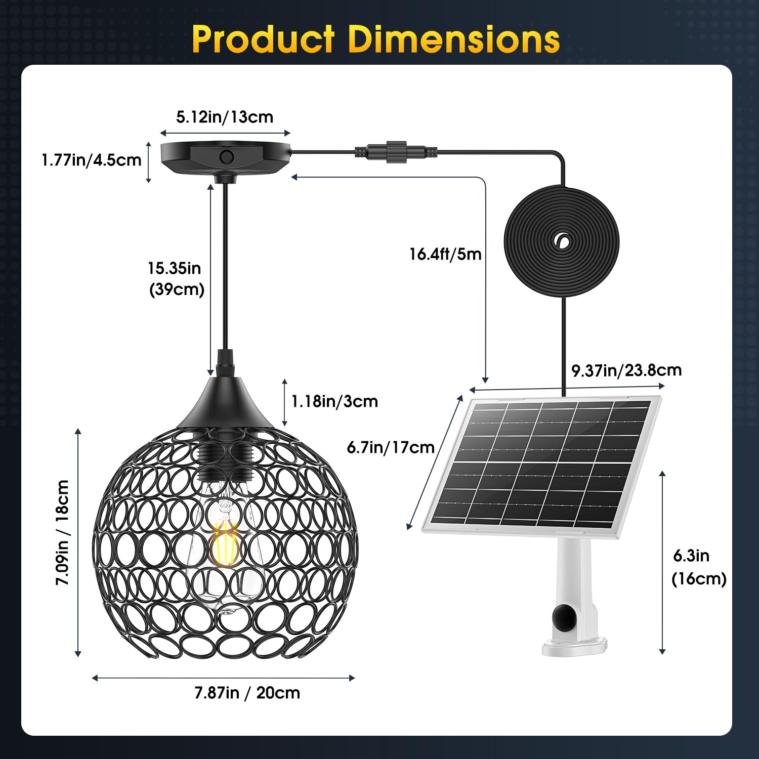 SunBonar garden patio porch light adds warmth to gatherings