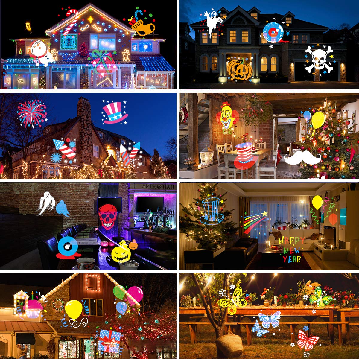 Sunbox bright LED projection delivers clear images even at dusk