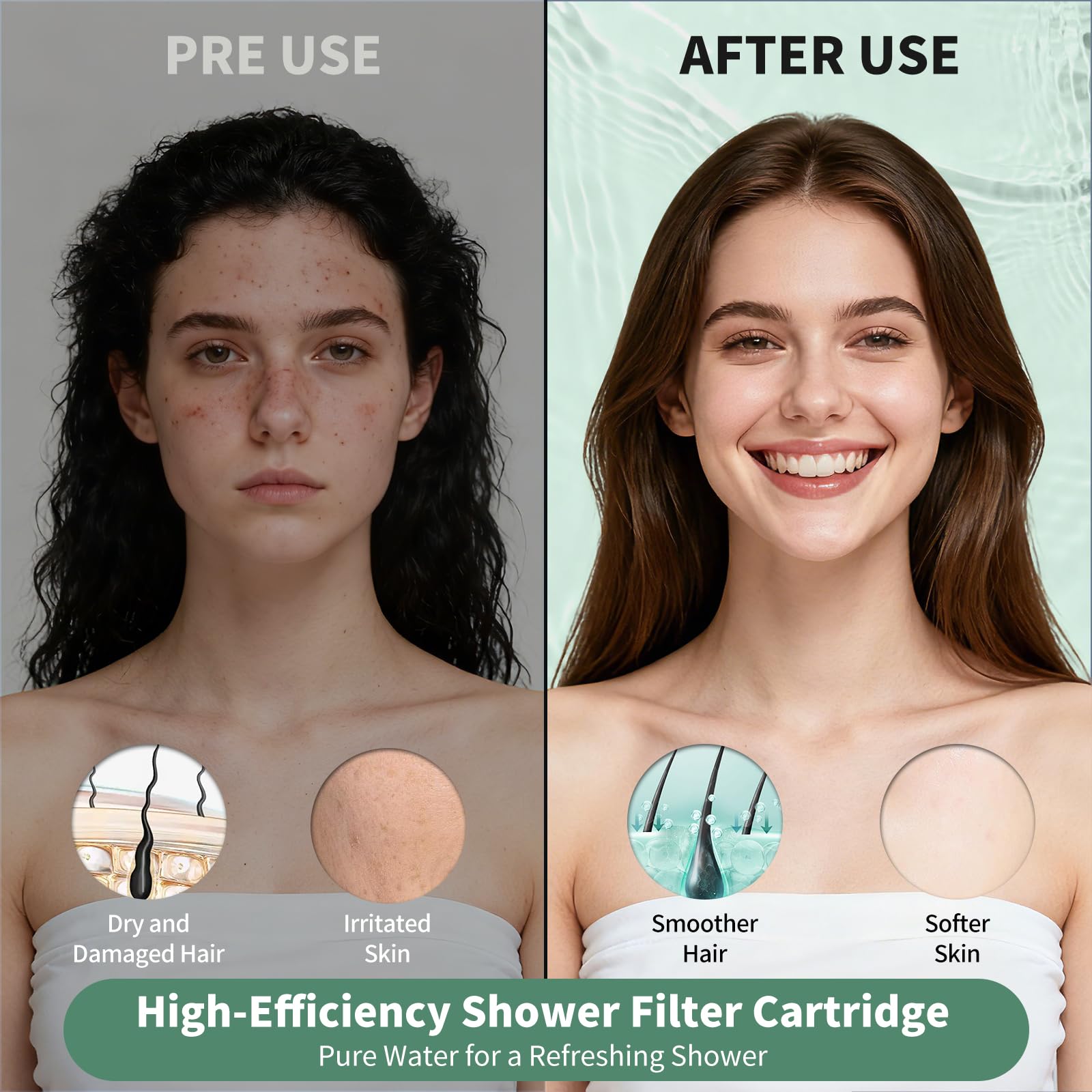 SunCleanse transparent housing enabling quick filter condition checks