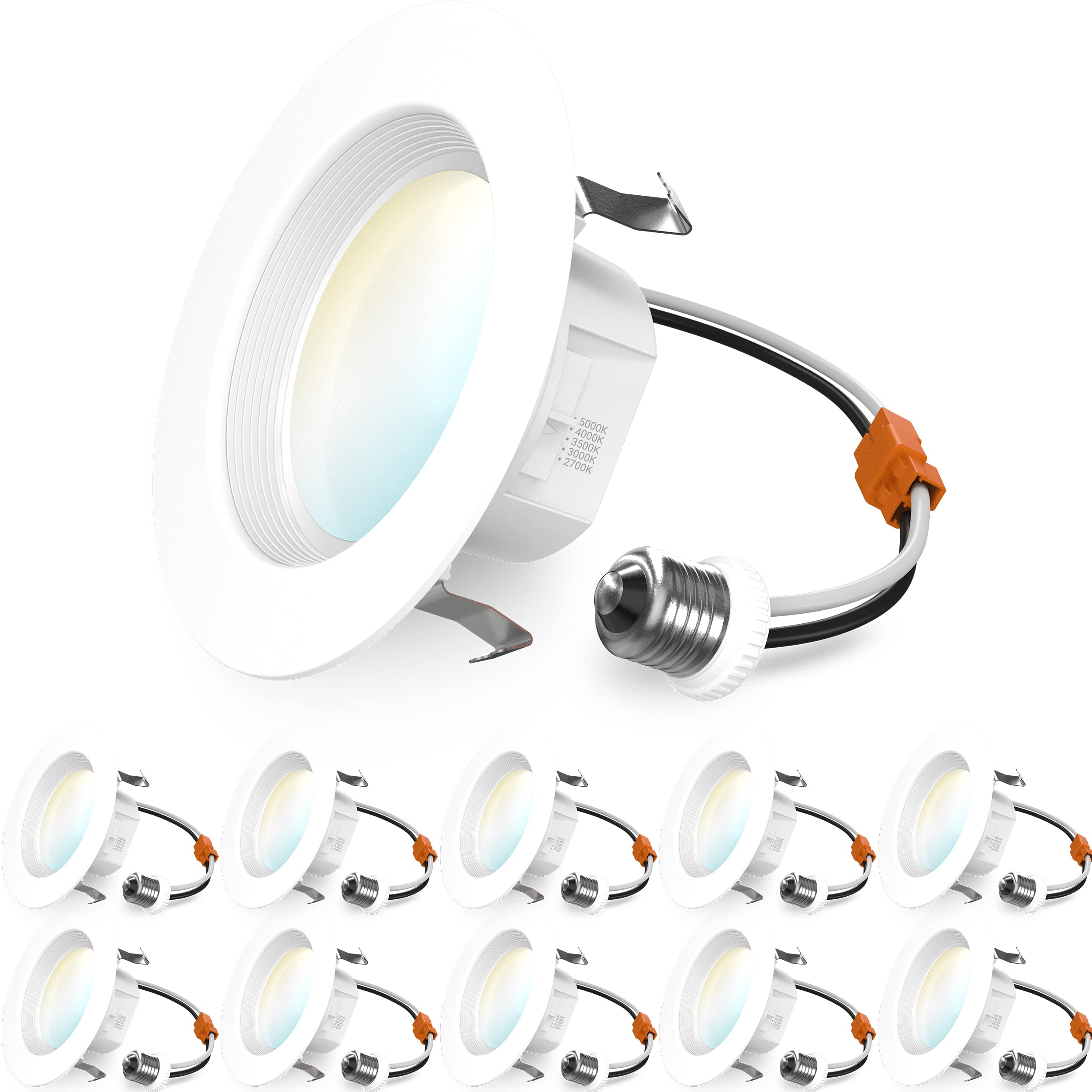Sunco 10-pack 4-inch LED downlights for bright, energy-efficient lighting.