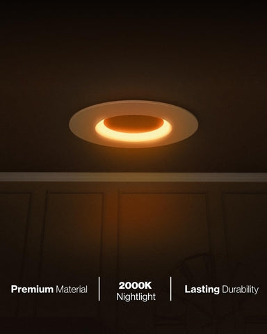 Sunco recessed fixture suitable for damp locations in living rooms and bedrooms