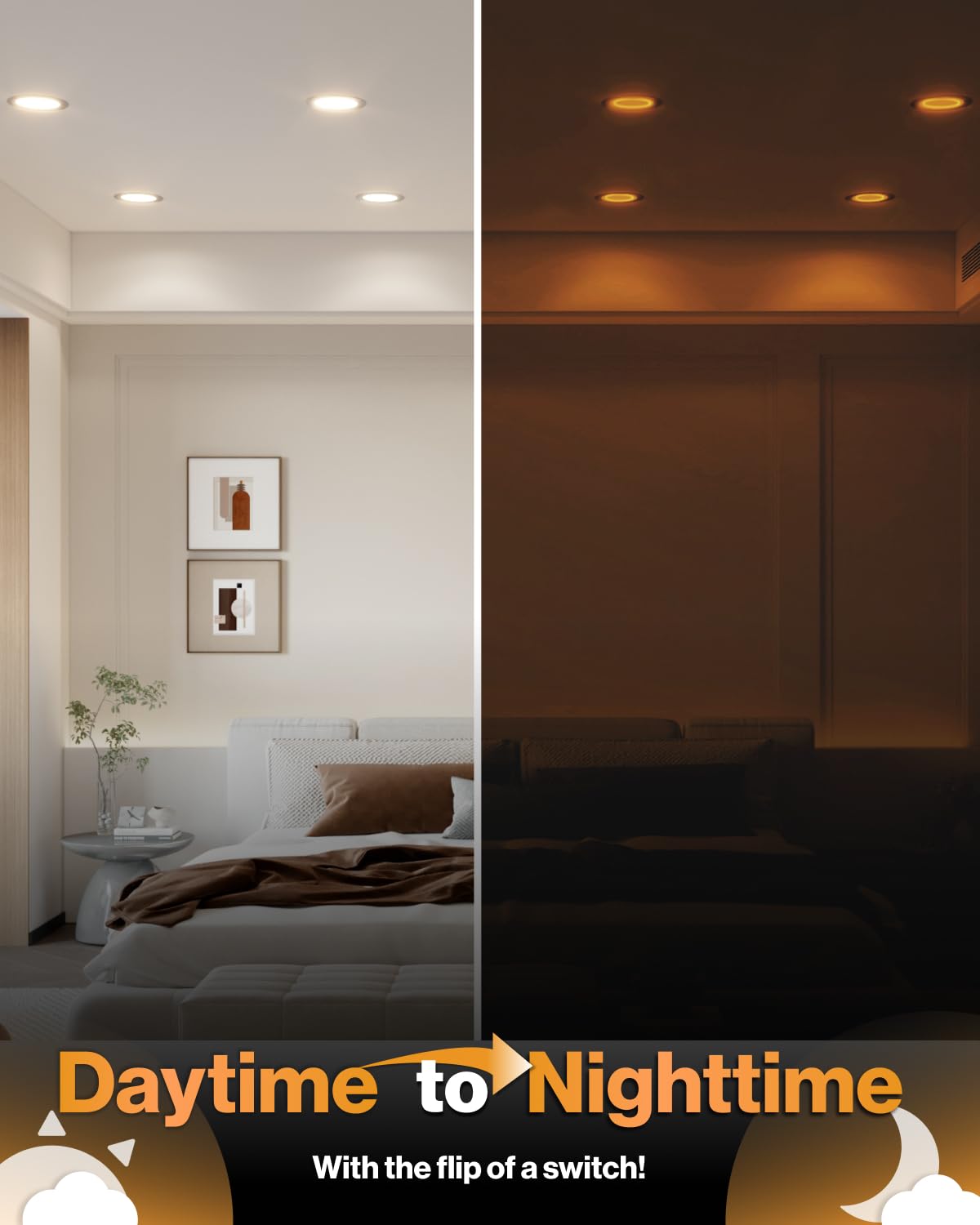 Sunco ETL certified night light with instant-on, flicker-free performance