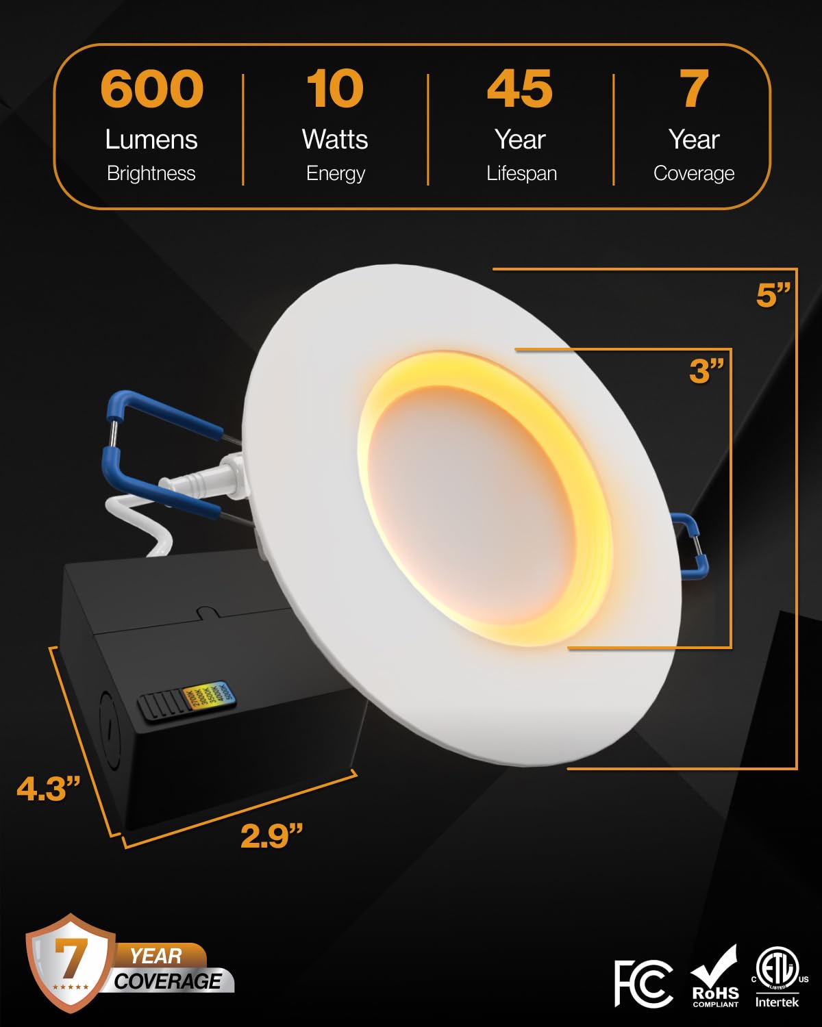 Sunco 12-pack provides consistent lighting with strong support
