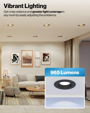 Sunco selectable CCT slider image showing 2700K to 5000K options for mood lighting