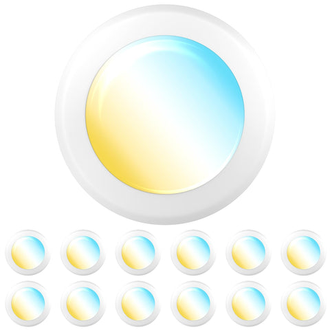Sunco LED disc light installed in ceiling provides bright, even kitchen lighting.