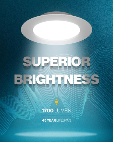 Sunco 6-inch LED downlight dimmable for adjustable mood lighting.